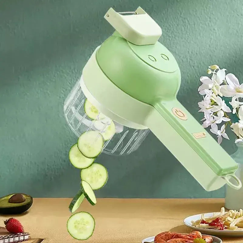 4 in 1 Handheld Electric Vegetable Cutter