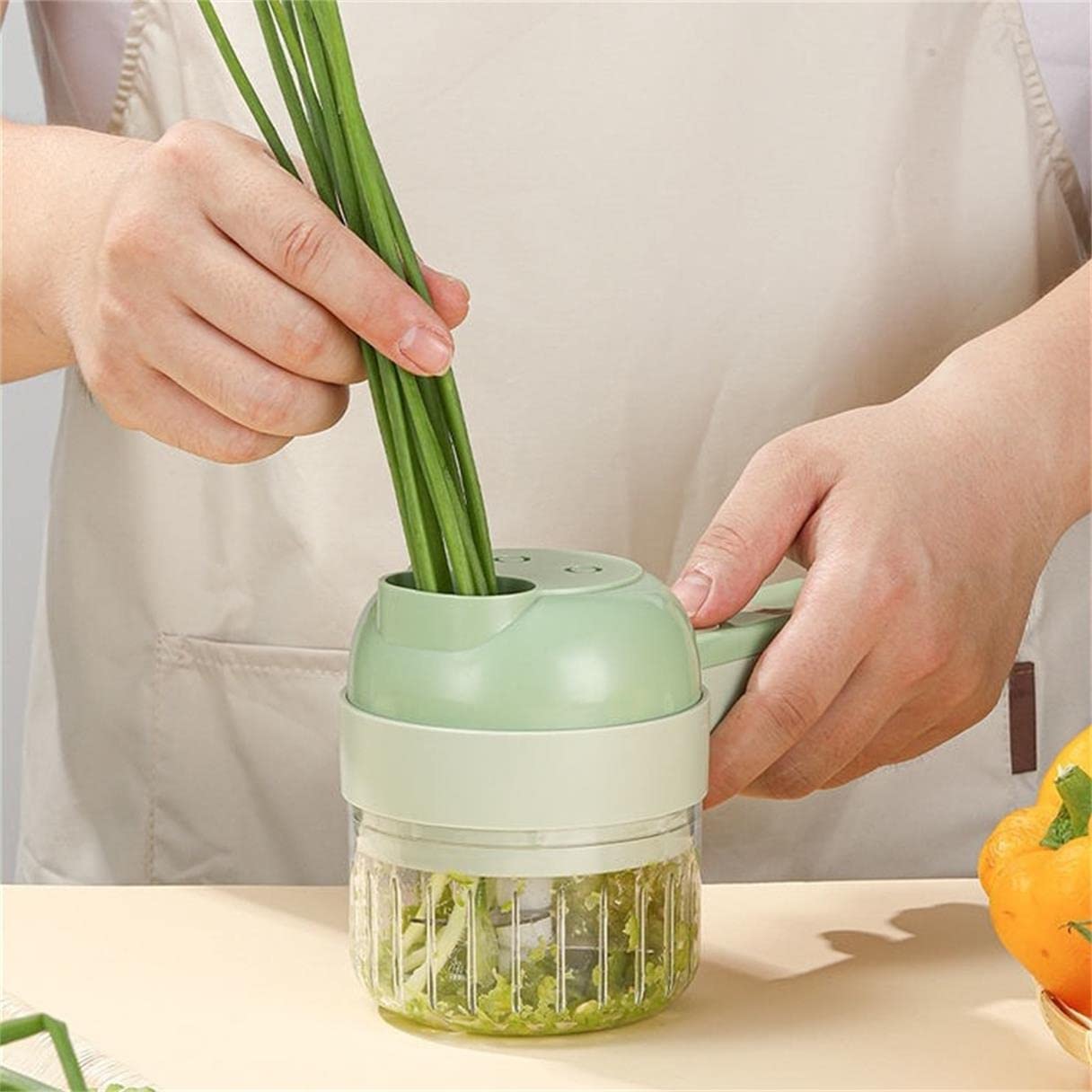 4 in 1 Handheld Electric Vegetable Cutter