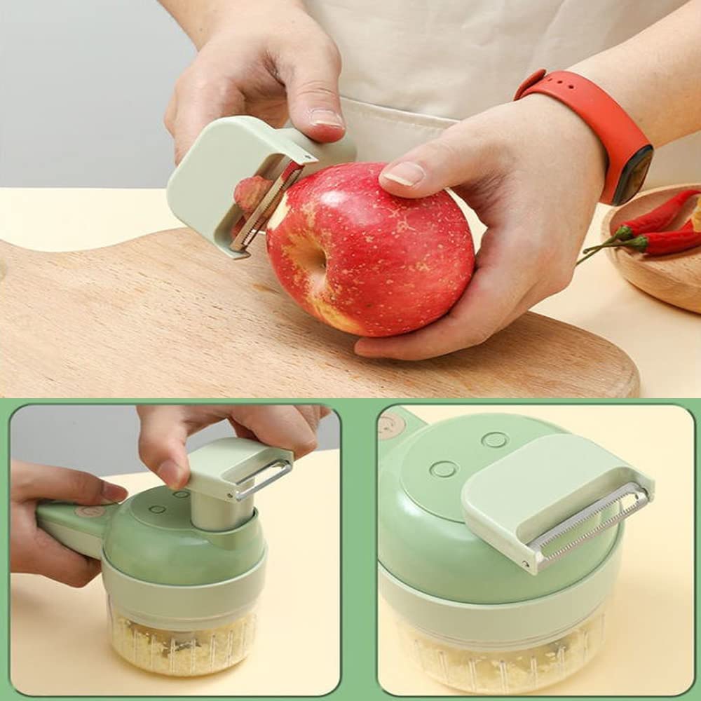 4 in 1 Handheld Electric Vegetable Cutter